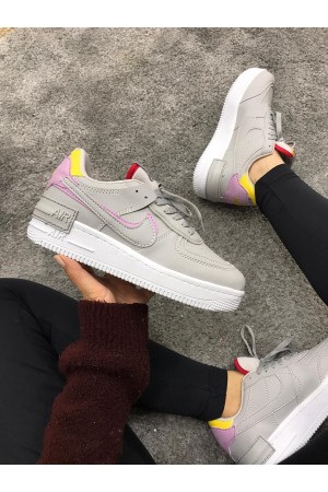 Nike AirForce Shadow Gri Lila