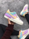 Nike AirForce Shadow Lila Sarı