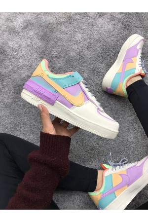 Nike AirForce Shadow Lila Sarı