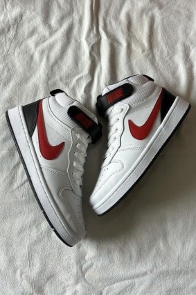 Nike court mid kırmızı