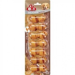 8 in 1 Delights Barbecue Köpek Ödül Kemiği XS