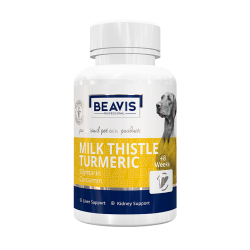 Beavis Milk Thistle Turmeric Büyük irk Köpekler İcin Detoks Etkili Bağisiklik Sistemi Destekleyici