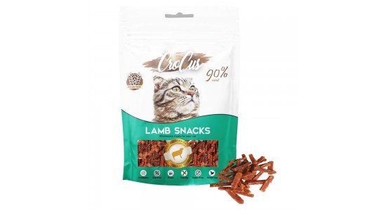 Crocus Lamb Snacks Kuzu Etli Tahılsız Kedi Ödülü 80 Gr