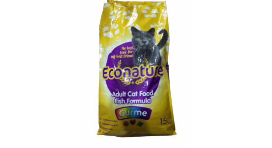 Econature Gurme Yetişkin Kedi Maması 15 Kg