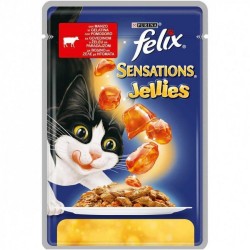 Felix Sensations Sığır Etli ve Domatesli Yetişkin Kedi Konserve Maması 100 Gr