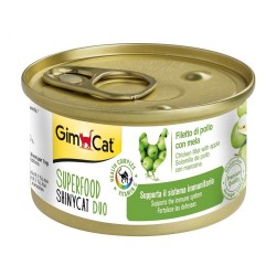 Gimcat Shinycat Fileto Tavuklu ve Elmalı Kedi Konserve Maması 70 Gr