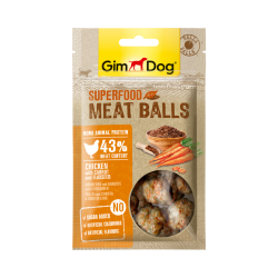 Gimdog Meatballs Havuclu ve Keten Tohumlu Tavuklu 70 Gr