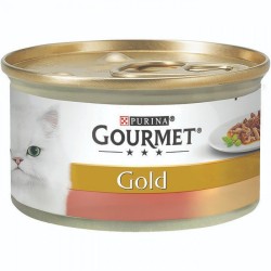 Gourmet Gold Çifte Lezzet Hindi ve Ördek Etli Kedi Konserve Maması 85 Gr