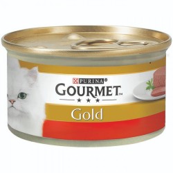 Gourmet Gold Kıyılmış Sığır Etli Kedi Konserve Maması 85 Gr