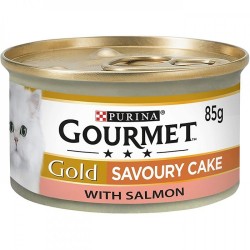 Gourmet Gold Savoury Cake Somonlu Kedi Konserve Maması 85 Gr