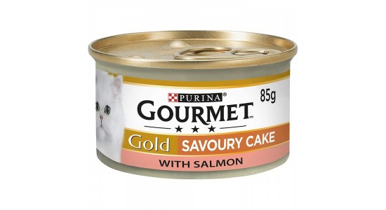 Gourmet Gold Savoury Cake Somonlu Kedi Konserve Maması 85 Gr