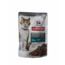 Hills Alabalıklı Sterilised Kısırlaştırılmış Kedi Konserve Maması