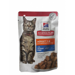 Hills Okyanus Balıklı Yetişkin Kedi Konserve Maması