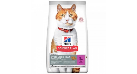 Hills Ördekli Sterilised Kısırlaştırılmış Kedi Maması 1.5 Kg