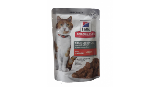 Hills Somonlu Sterilised Kısırlaştırılmış Kedi Konserve Maması