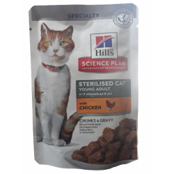 Hills Tavuklu Sterilised Kısırlaştırılmış Kedi Konserve Maması