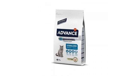 Advance Hindi Etli Sterilised Kısırlaştırılmış Kedi Maması 3 Kg