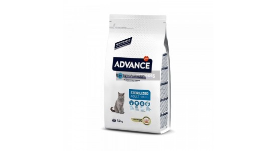 Advance Hindi Etli Sterilised Kısırlaştırılmış Kedi Maması 15 Kg