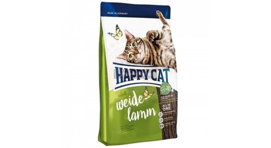 Happy Cat Weide Lamm Kuzu Etli Yetişkin Kedi Maması 1.4 Kg