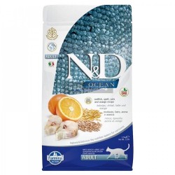 Nd Ocean Düsük Tahıllı Morina Balıklı Portakalli Yetişkin Kedi Maması 1.5 Kg