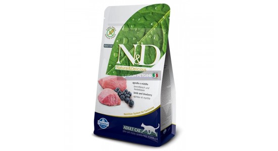Nd Tahılsız Kuzu Etli Yaban Mersinli Yetişkin Kedi Maması 1.5 Kg