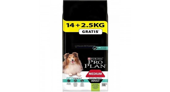 Pro Plan Kuzu Etli Yetişkin Köpek Maması 14 Kg (+2.5 Kg Hediyeli)