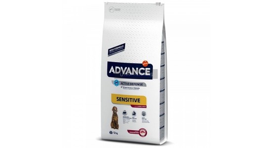 Advance Sensitive Kuzu Etli Yetişkin Köpek Maması 12 Kg