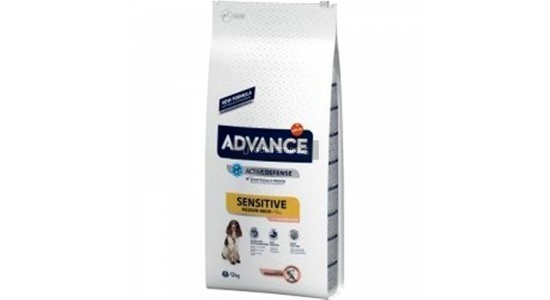 Advance Sensitive Somonlu Yetişkin Köpek Maması 12 Kg