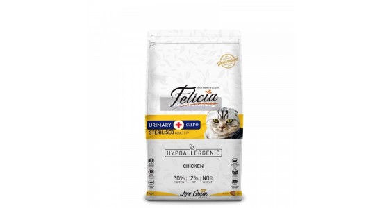 Felicia Tavuklu Sterilised Kısırlaştırılmış Kedi Maması 12 Kg