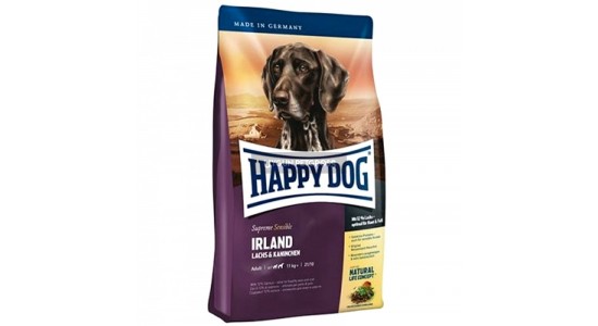 Happy Dog İrland Somon ve Tavsanli Köpek Maması 12.5 Kg