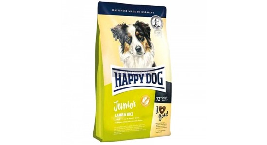 Happy Dog Junior Lamb Kuzu Etli Yavru Köpek Maması 4 Kg
