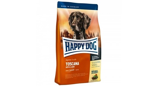 Happy Dog Toscana Kuzu ve Somonlu Köpek Maması 12.5 Kg