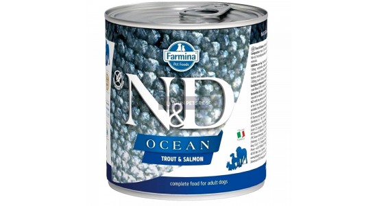 Nd Ocean Alabalik ve Somonlu Yetişkin Köpek Konserve Maması 285 Gr