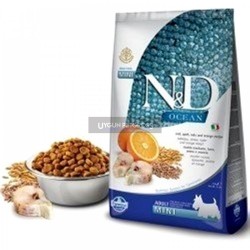 Nd Ocean Düsük Tahıllı Balik Portakal Mini Yetişkin Köpek Maması 2.5 Kg
