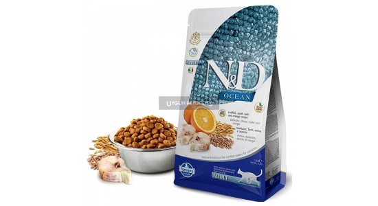 Nd Ocean Düsük Tahıllı Balik Portakal Mini Yetişkin Köpek Maması 7 Kg