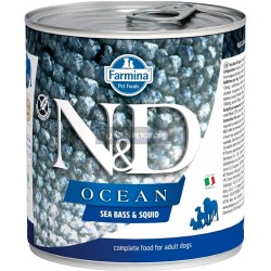 Nd Ocean Levrek ve Mürekkep Balıklı Yetişkin Köpek Konserve Maması 285 Gr