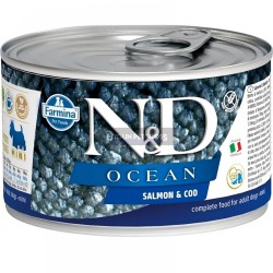 Nd Ocean Mini Alabalik ve Somonlu Yetişkin Köpek Konserve Maması 140 Gr