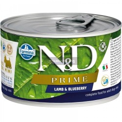 Nd Prime Mini Kuzu Etli ve Yaban Mersinli Yetişkin Köpek Konserve Maması 140 Gr