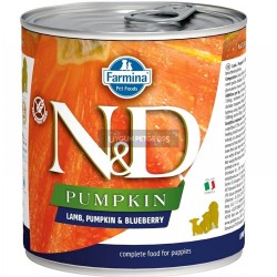Nd Pumpkin Balkabaklı Tahılsız Kuzu Etli ve Yaban Mersinli Yavru Köpek Konserve Maması 285 Gr