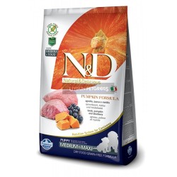 Nd Pumpkin Tahılsız Balkabaklı Kuzu Etli Yaban Mersinli Orta ve Büyük Irk Yavru Köpek Maması 2.5 Kg