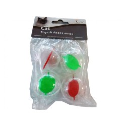 Eastland Aynali Şeffaf Plastik Top 4 Cm