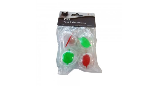 Eastland Aynali Şeffaf Plastik Top 4 Cm