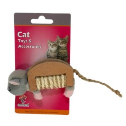 Eastland Pelu Hışırtili Kedi Oyuncağı Fare 10x6 Cm