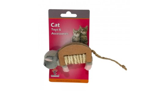 Eastland Pelu Hışırtili Kedi Oyuncağı Fare 10x6 Cm