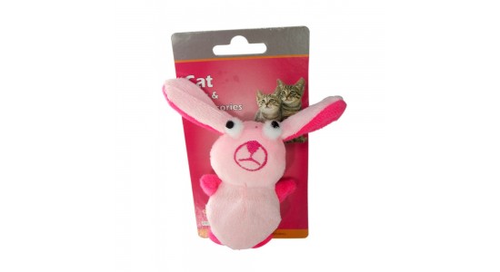 Eastland Peluş Hışırtili Kedi Oyuncağı Tavşan