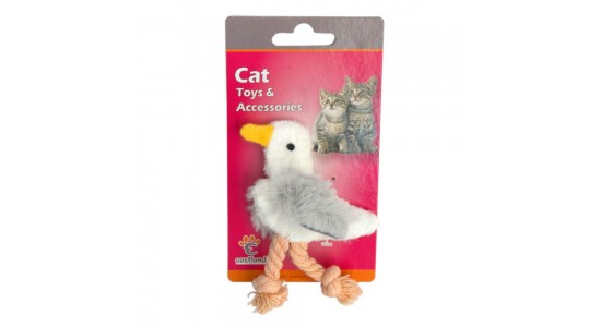 Eastland Peluş Hışırtili Kedi Oyuncağı Tavuklu 6 Cm