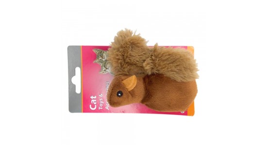 Eastland Peluş Kedi Oyuncağı Sincap 12x5 Cm