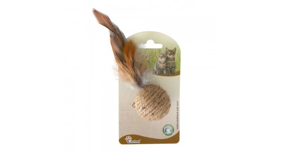 Eastland Tüylü Top Kedi Oyuncağı 4 Cm