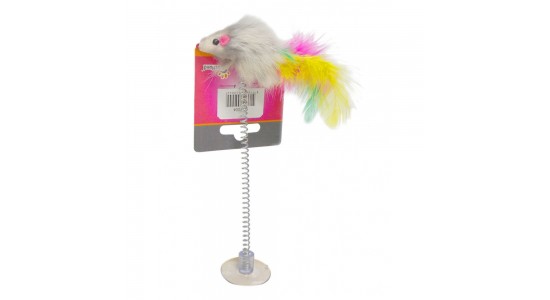 Eastland Vantuzlu ve Yayli Fare Kedi Oyuncak 7.5 Cm