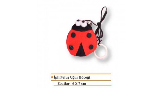 Eastland İpli Peluş Uğur Böceği 7 Cm